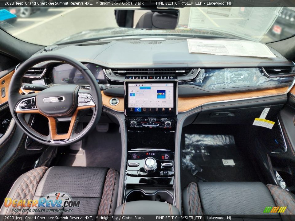 Dashboard of 2023 Jeep Grand Cherokee Summit Reserve 4XE Photo #9