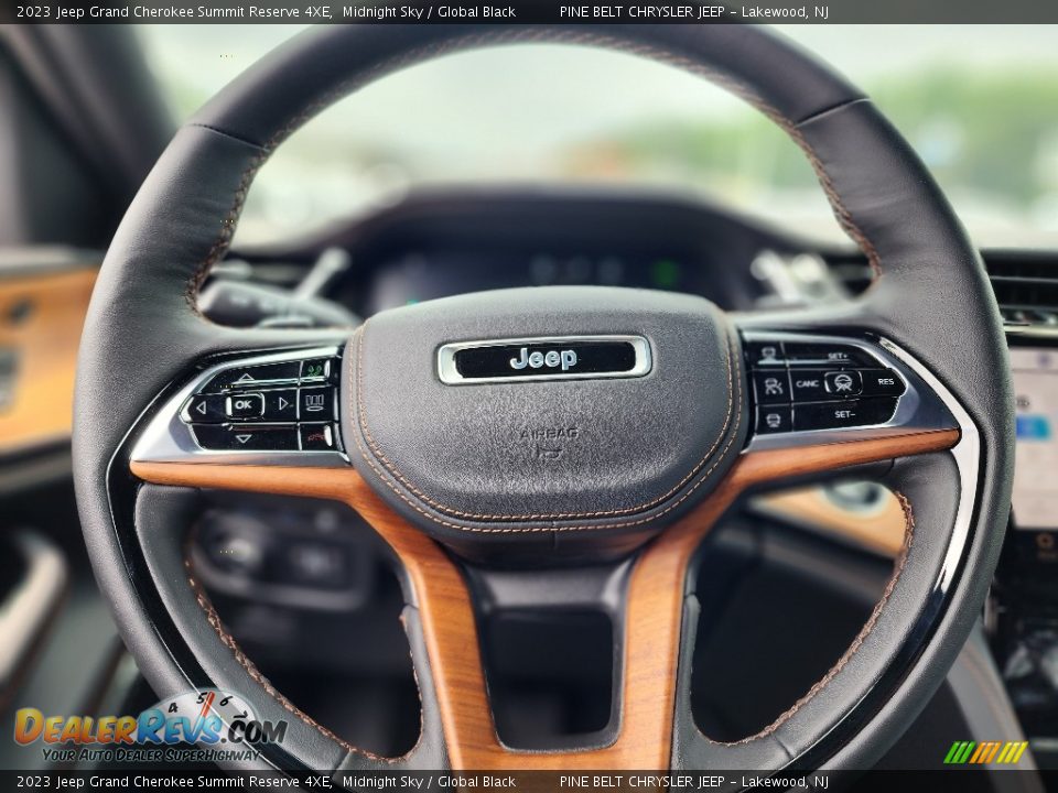 2023 Jeep Grand Cherokee Summit Reserve 4XE Steering Wheel Photo #10