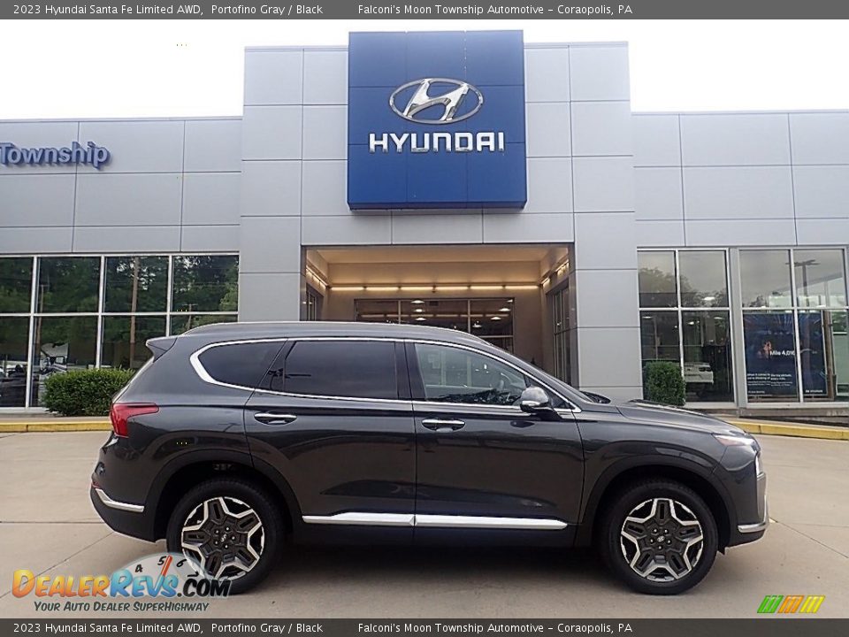 2023 Hyundai Santa Fe Limited AWD Portofino Gray / Black Photo #1