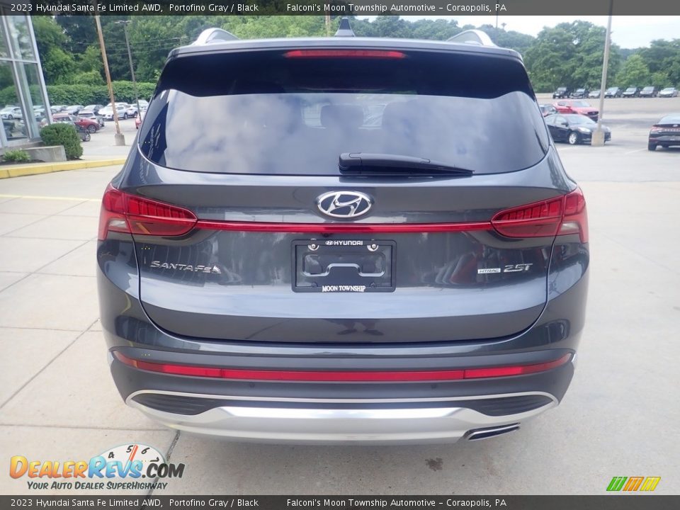 2023 Hyundai Santa Fe Limited AWD Portofino Gray / Black Photo #3