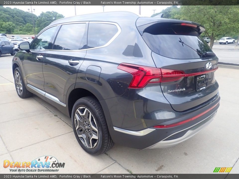 2023 Hyundai Santa Fe Limited AWD Portofino Gray / Black Photo #5