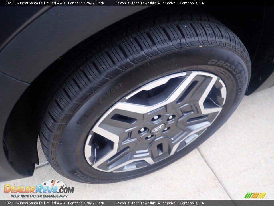 2023 Hyundai Santa Fe Limited AWD Portofino Gray / Black Photo #10