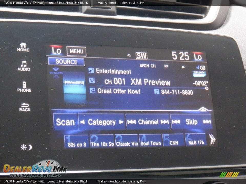 2020 Honda CR-V EX AWD Lunar Silver Metallic / Black Photo #19