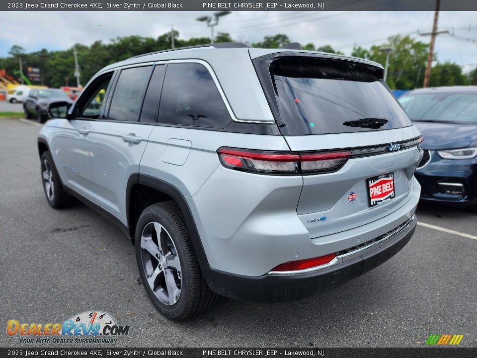 2023 Jeep Grand Cherokee 4XE Silver Zynith / Global Black Photo #4