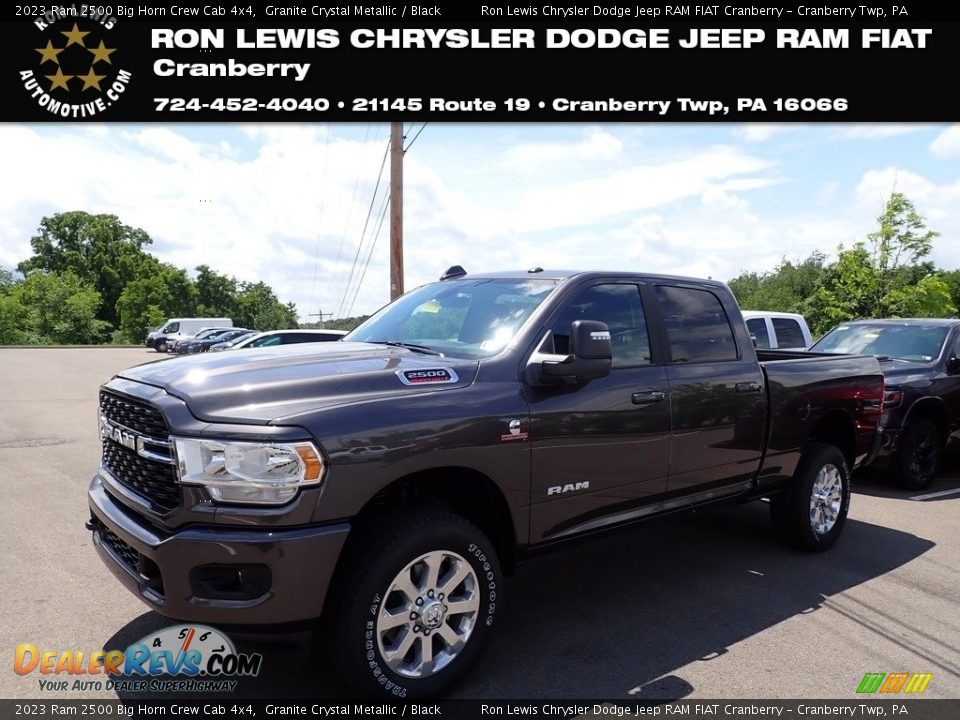 2023 Ram 2500 Big Horn Crew Cab 4x4 Granite Crystal Metallic / Black Photo #1