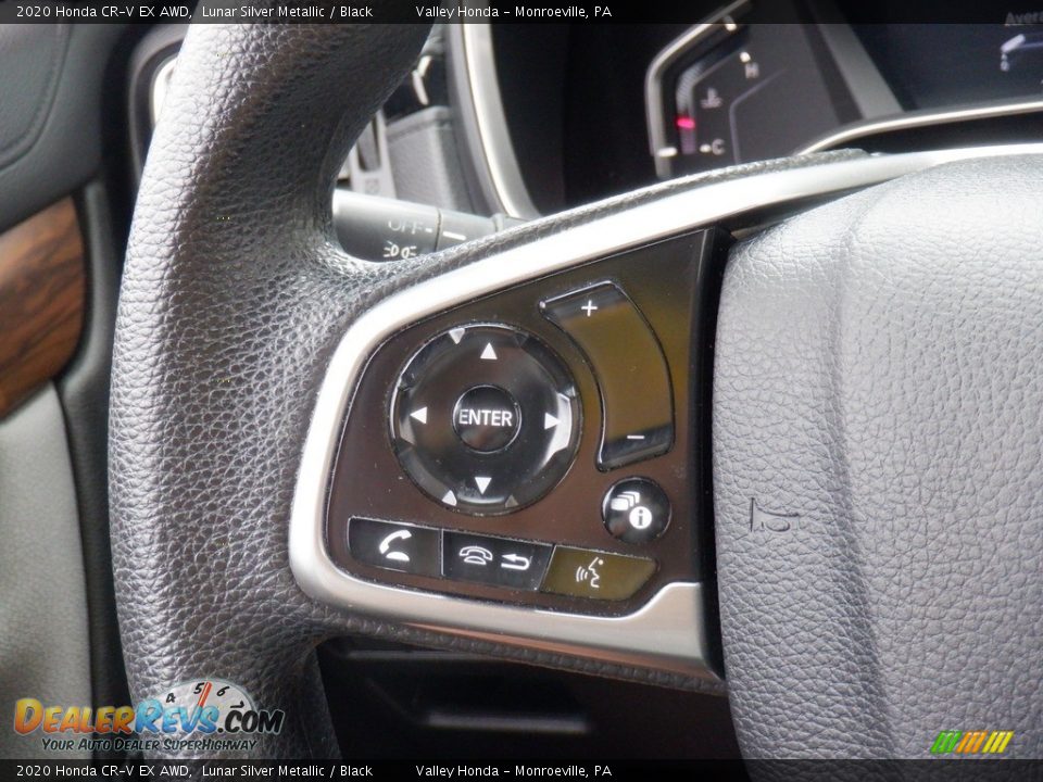 2020 Honda CR-V EX AWD Lunar Silver Metallic / Black Photo #25