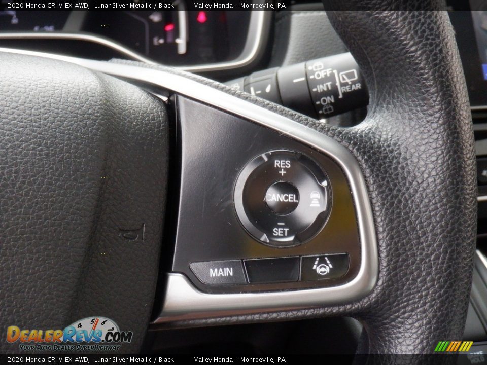 2020 Honda CR-V EX AWD Lunar Silver Metallic / Black Photo #26