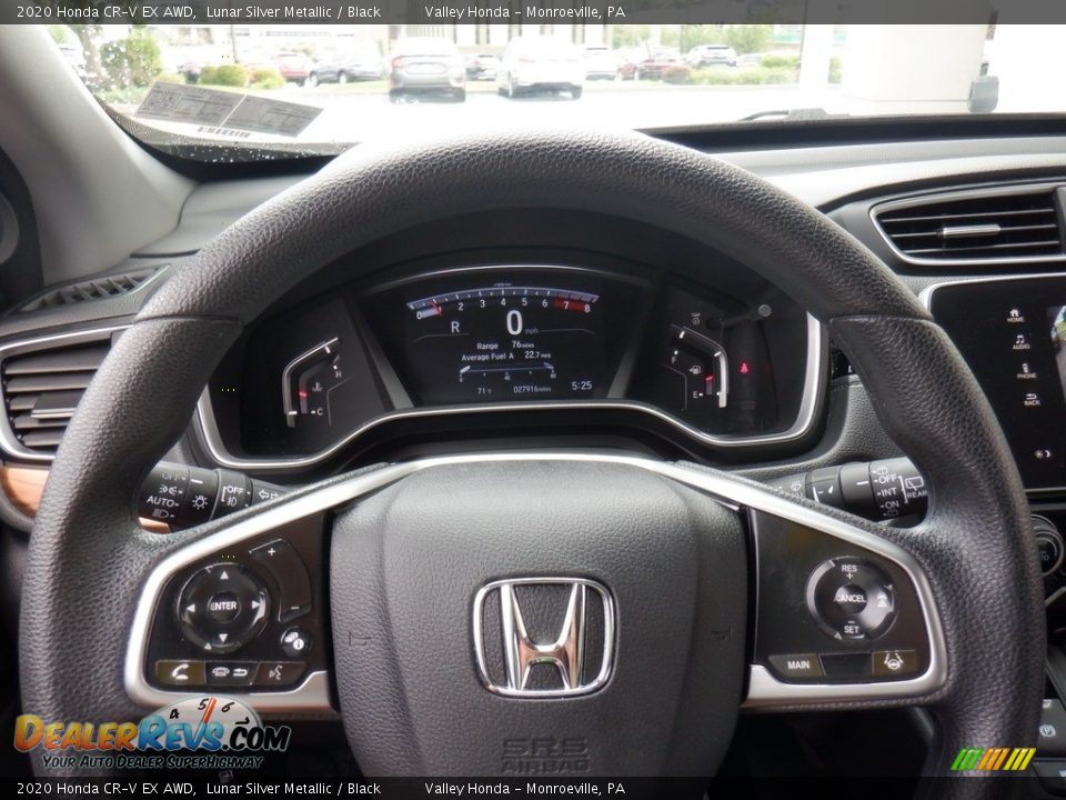 2020 Honda CR-V EX AWD Lunar Silver Metallic / Black Photo #27