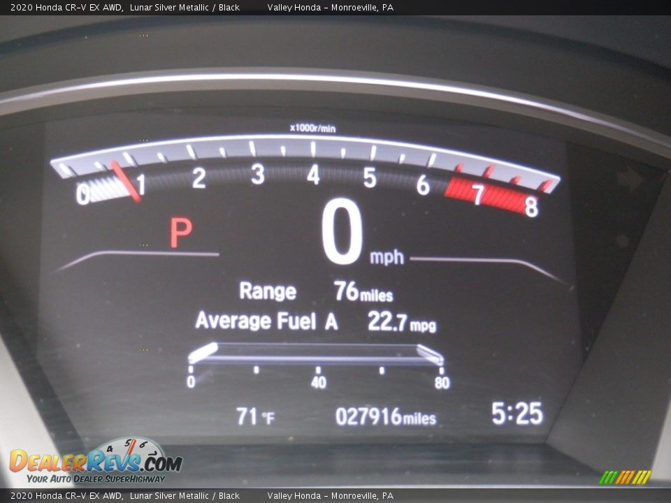 2020 Honda CR-V EX AWD Lunar Silver Metallic / Black Photo #36
