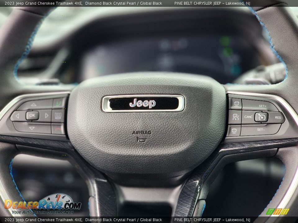 2023 Jeep Grand Cherokee Trailhawk 4XE Steering Wheel Photo #10