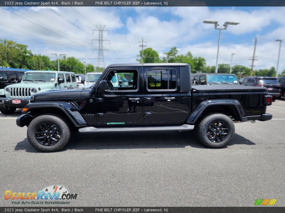 2023 Jeep Gladiator Sport 4x4 Black / Black Photo #3