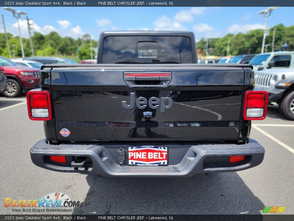 2023 Jeep Gladiator Sport 4x4 Black / Black Photo #6