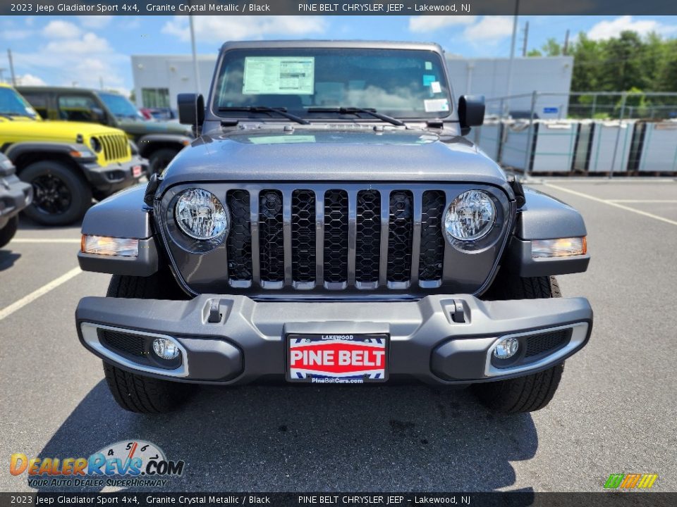 2023 Jeep Gladiator Sport 4x4 Granite Crystal Metallic / Black Photo #2