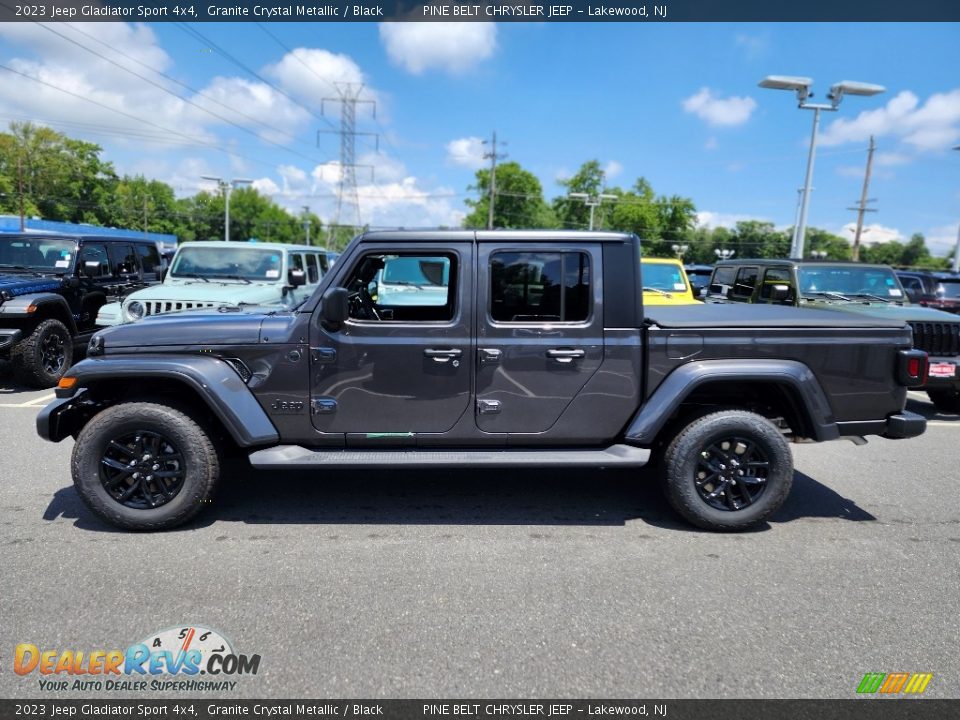 2023 Jeep Gladiator Sport 4x4 Granite Crystal Metallic / Black Photo #3