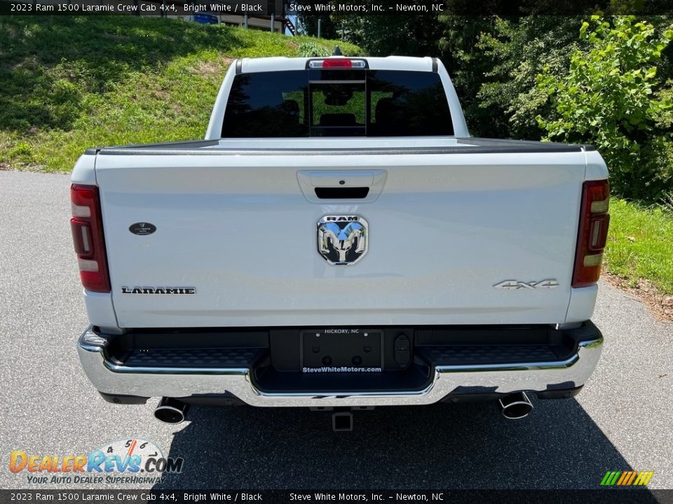 2023 Ram 1500 Laramie Crew Cab 4x4 Bright White / Black Photo #7