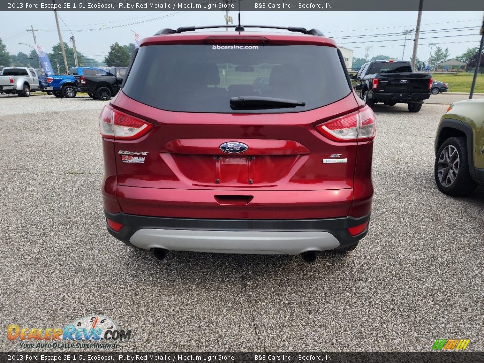 2013 Ford Escape SE 1.6L EcoBoost Ruby Red Metallic / Medium Light Stone Photo #3