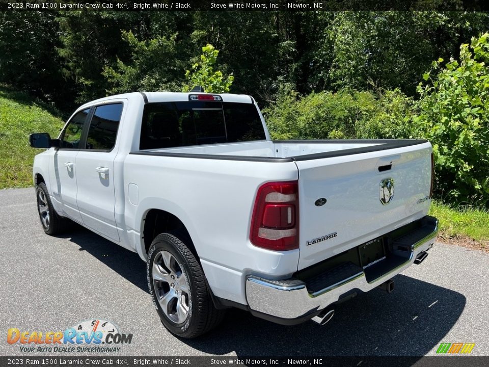 2023 Ram 1500 Laramie Crew Cab 4x4 Bright White / Black Photo #9