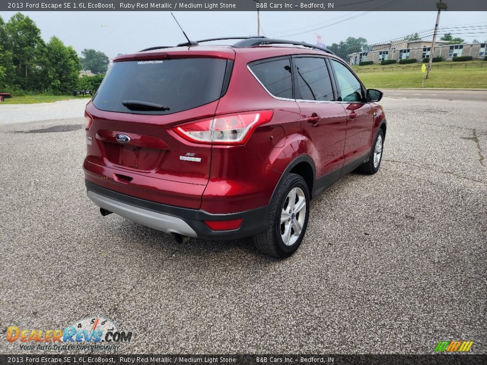 2013 Ford Escape SE 1.6L EcoBoost Ruby Red Metallic / Medium Light Stone Photo #4