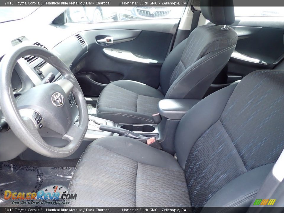 2013 Toyota Corolla S Nautical Blue Metallic / Dark Charcoal Photo #19