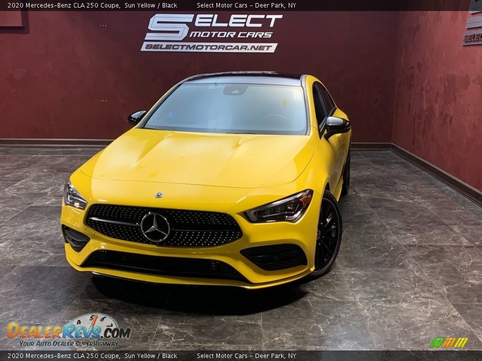 2020 Mercedes-Benz CLA 250 Coupe Sun Yellow / Black Photo #1