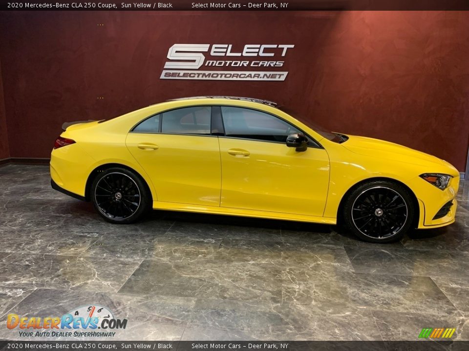 2020 Mercedes-Benz CLA 250 Coupe Sun Yellow / Black Photo #4