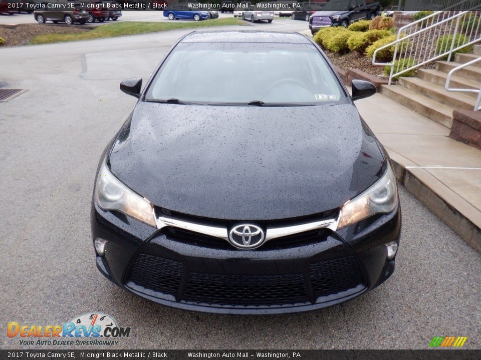 2017 Toyota Camry SE Midnight Black Metallic / Black Photo #8