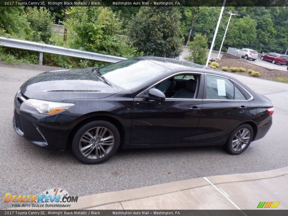 2017 Toyota Camry SE Midnight Black Metallic / Black Photo #10