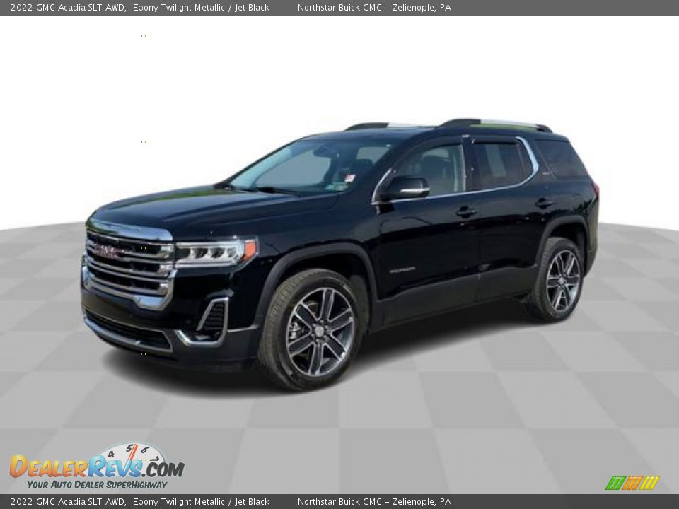 2022 GMC Acadia SLT AWD Ebony Twilight Metallic / Jet Black Photo #4