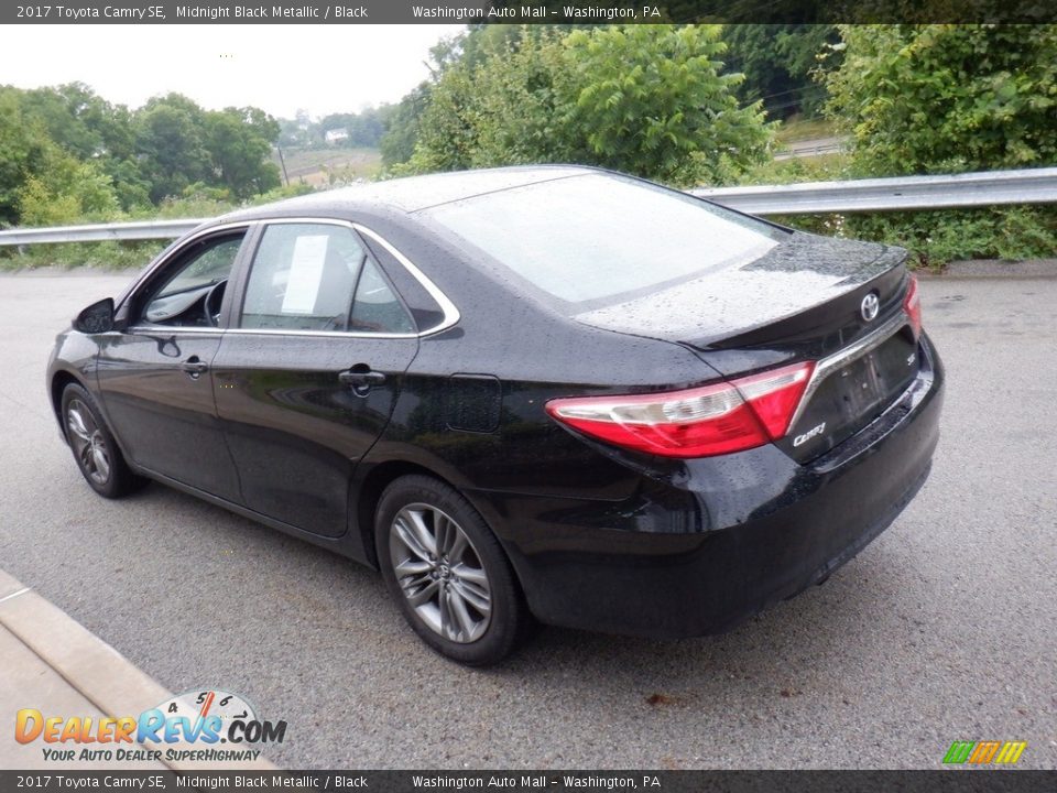 2017 Toyota Camry SE Midnight Black Metallic / Black Photo #12