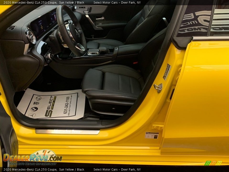 2020 Mercedes-Benz CLA 250 Coupe Sun Yellow / Black Photo #10