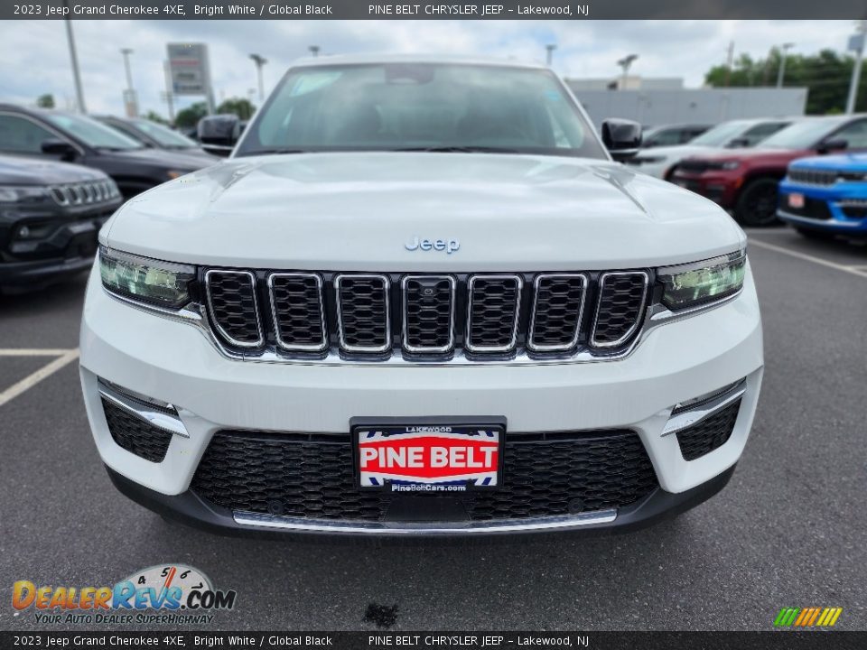 2023 Jeep Grand Cherokee 4XE Bright White / Global Black Photo #2