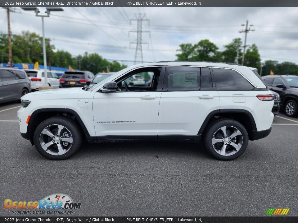 2023 Jeep Grand Cherokee 4XE Bright White / Global Black Photo #3