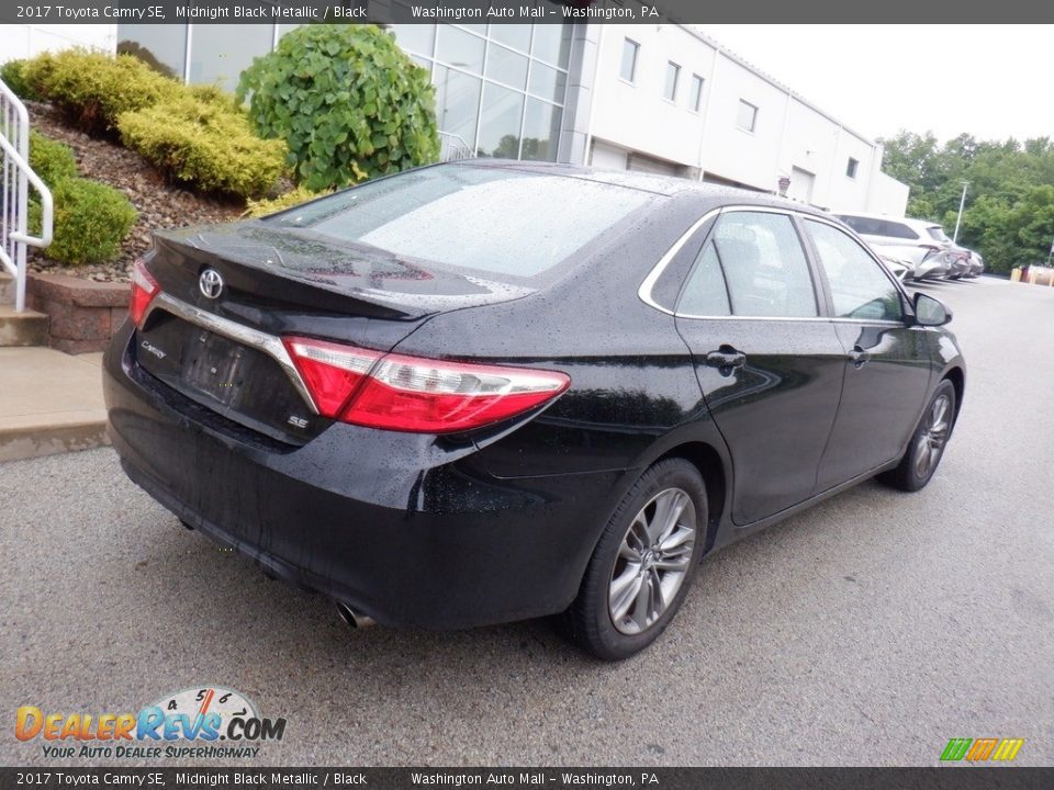 2017 Toyota Camry SE Midnight Black Metallic / Black Photo #14