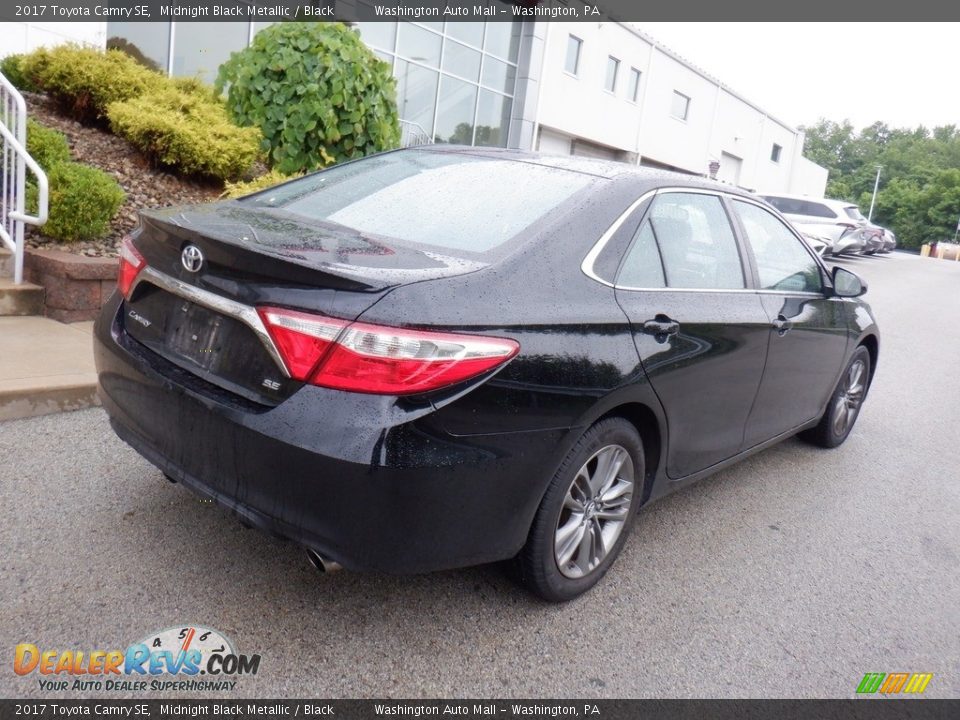 2017 Toyota Camry SE Midnight Black Metallic / Black Photo #14