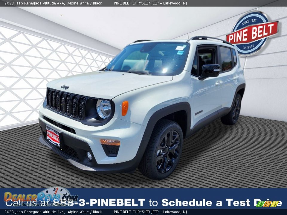 2023 Jeep Renegade Altitude 4x4 Alpine White / Black Photo #1