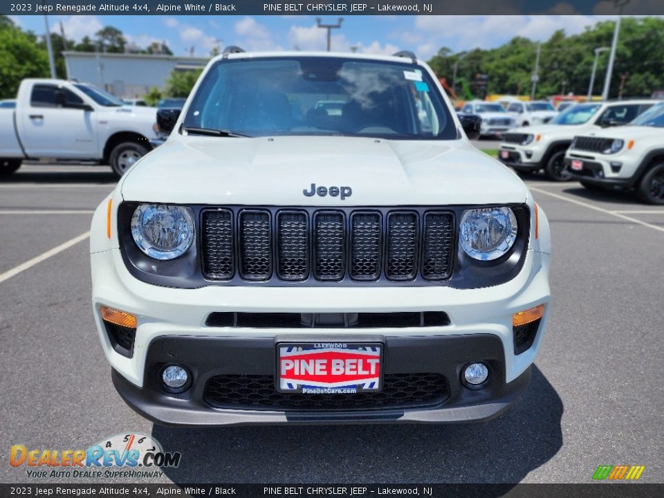 2023 Jeep Renegade Altitude 4x4 Alpine White / Black Photo #2