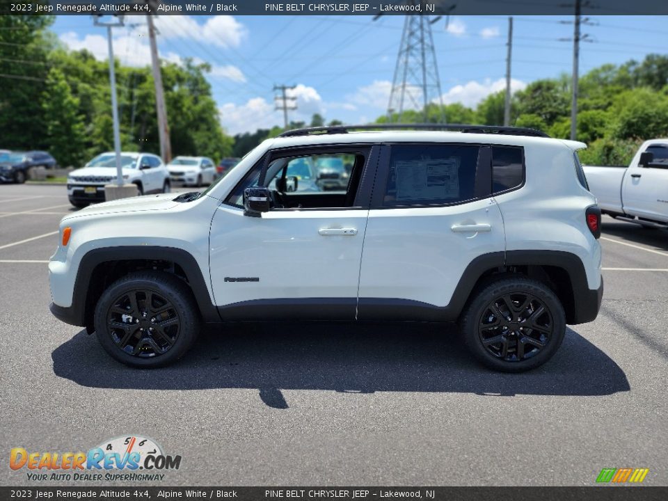 2023 Jeep Renegade Altitude 4x4 Alpine White / Black Photo #3