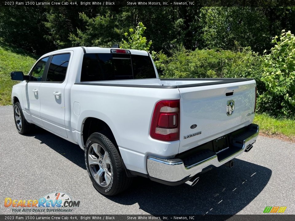 2023 Ram 1500 Laramie Crew Cab 4x4 Bright White / Black Photo #9