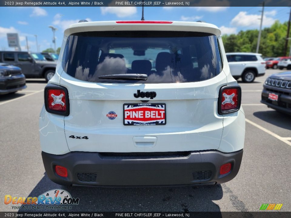 2023 Jeep Renegade Altitude 4x4 Alpine White / Black Photo #6