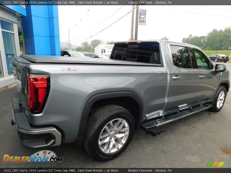 2022 GMC Sierra 1500 Limited SLT Crew Cab 4WD Satin Steel Metallic / Jet Black Photo #9