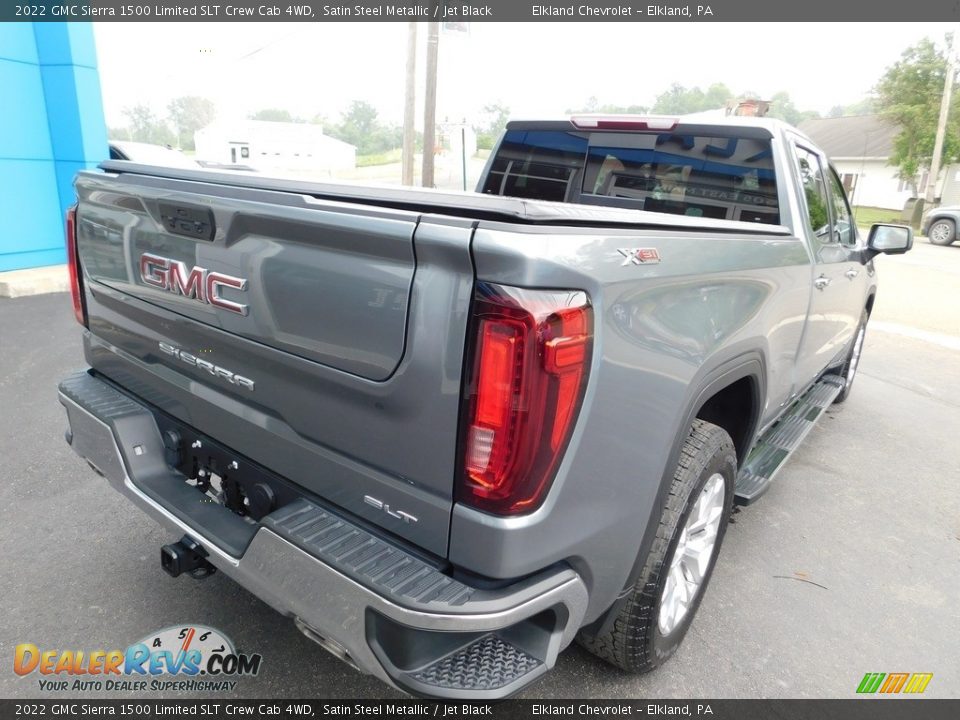 2022 GMC Sierra 1500 Limited SLT Crew Cab 4WD Satin Steel Metallic / Jet Black Photo #10