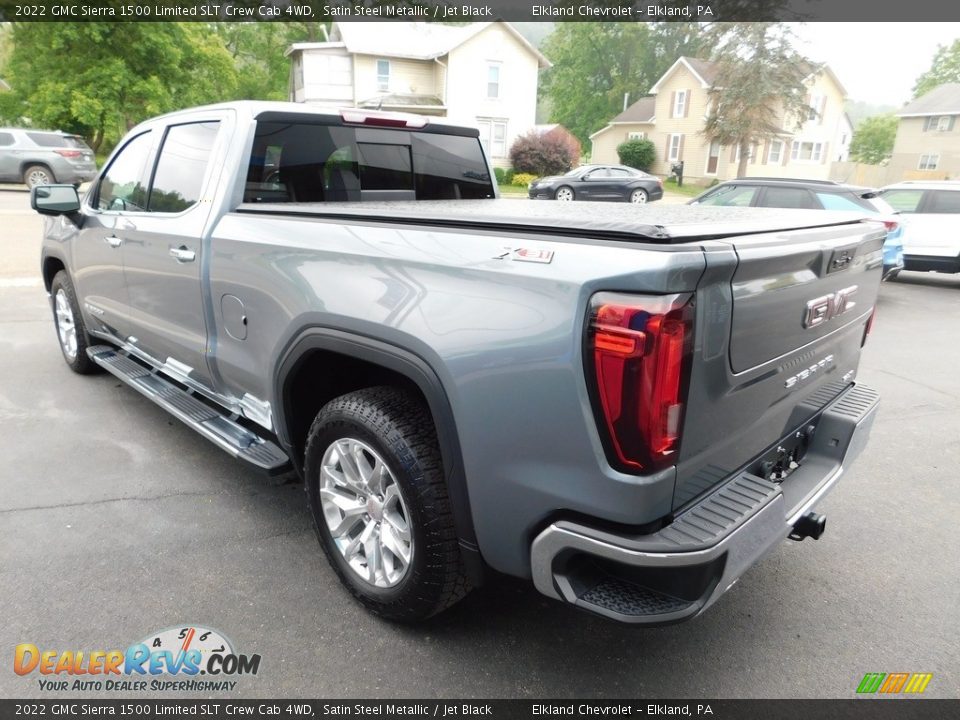 2022 GMC Sierra 1500 Limited SLT Crew Cab 4WD Satin Steel Metallic / Jet Black Photo #12