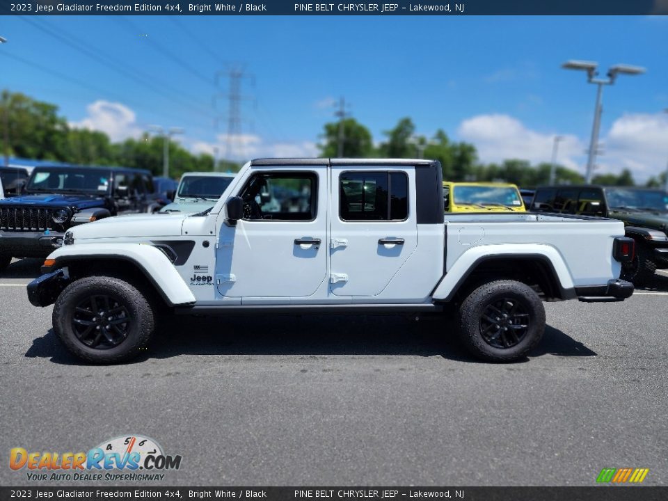 Bright White 2023 Jeep Gladiator Freedom Edition 4x4 Photo #3