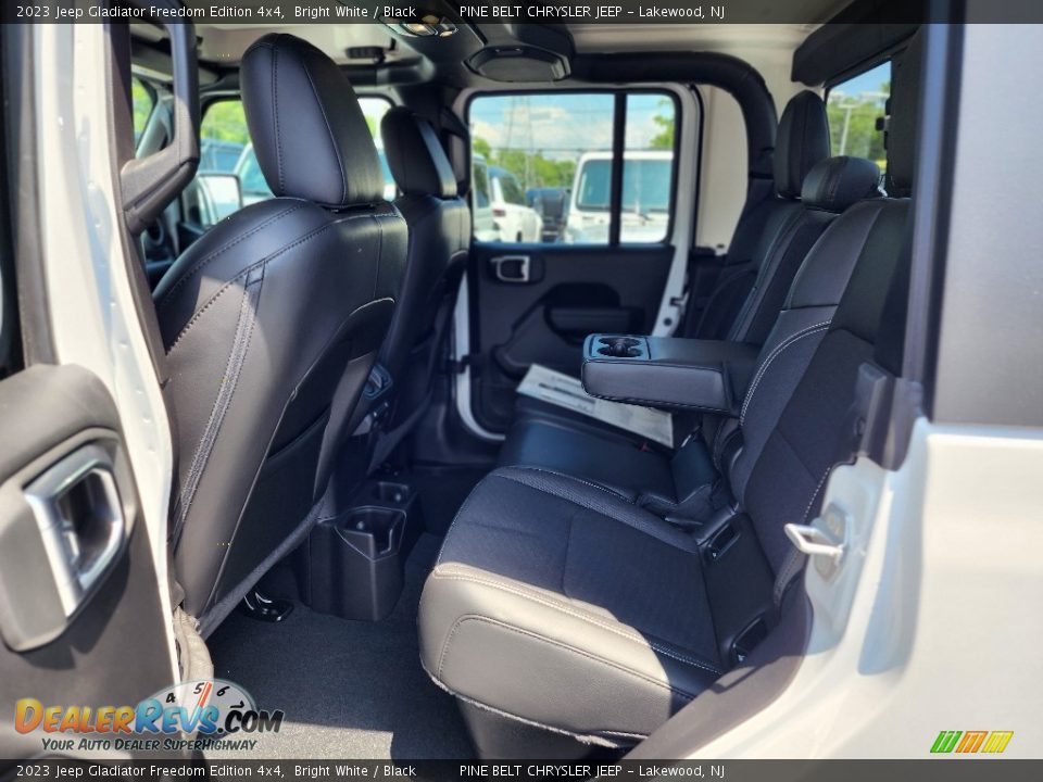 Rear Seat of 2023 Jeep Gladiator Freedom Edition 4x4 Photo #7