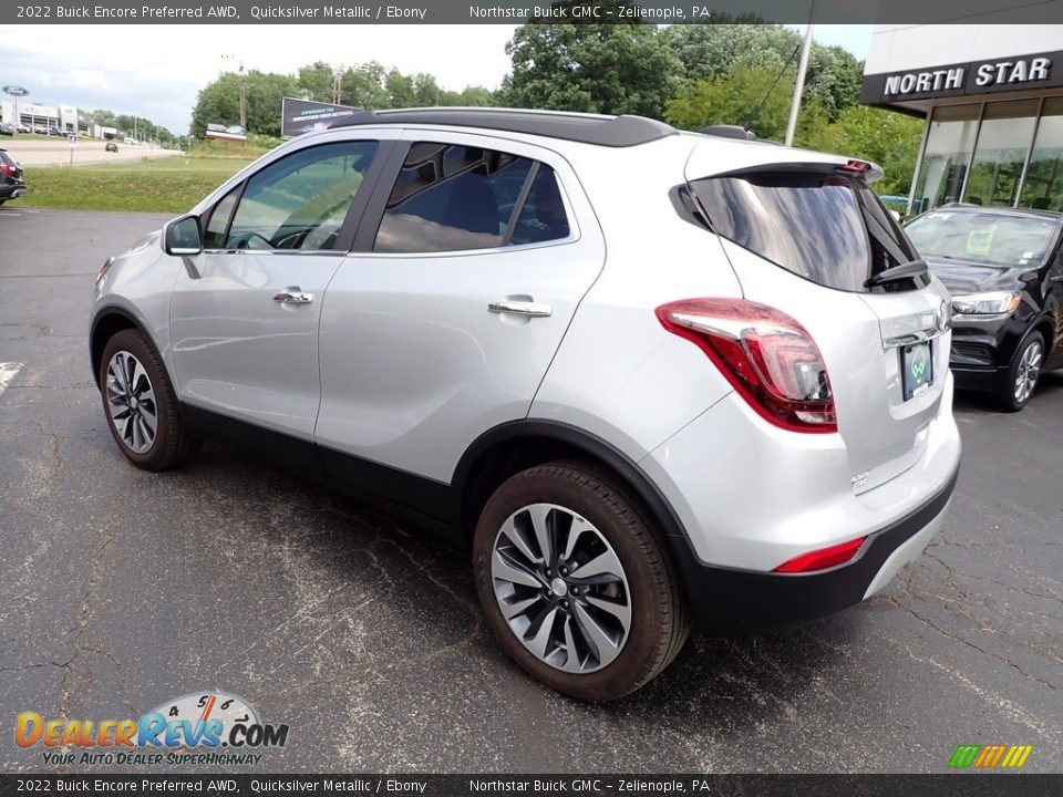 2022 Buick Encore Preferred AWD Quicksilver Metallic / Ebony Photo #3