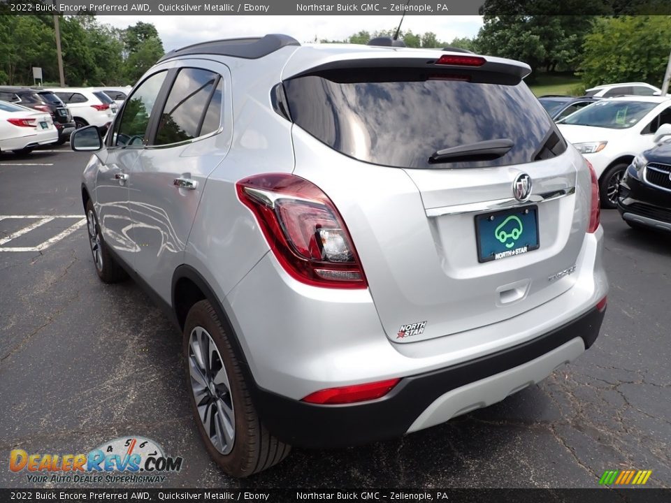 2022 Buick Encore Preferred AWD Quicksilver Metallic / Ebony Photo #4