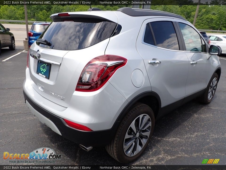 2022 Buick Encore Preferred AWD Quicksilver Metallic / Ebony Photo #6