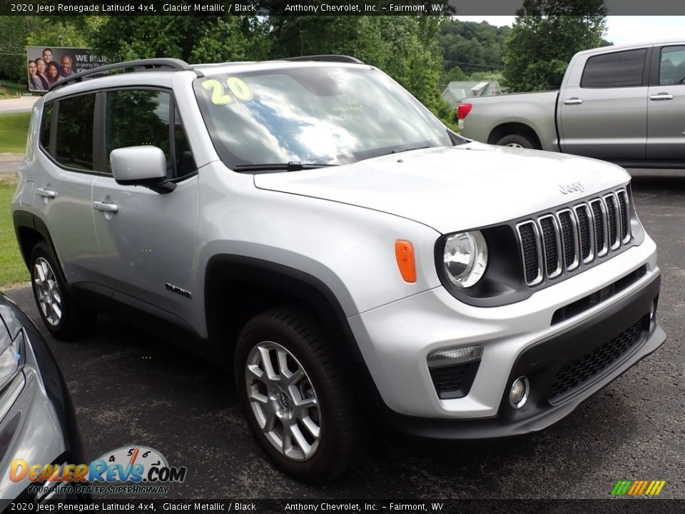 2020 Jeep Renegade Latitude 4x4 Glacier Metallic / Black Photo #1