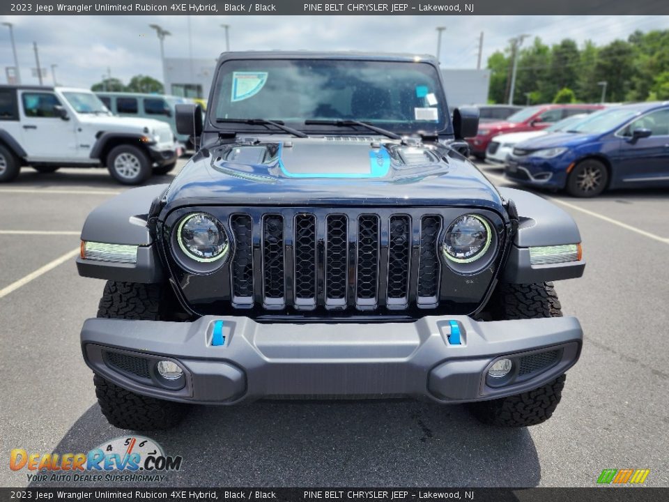 2023 Jeep Wrangler Unlimited Rubicon 4XE Hybrid Black / Black Photo #2