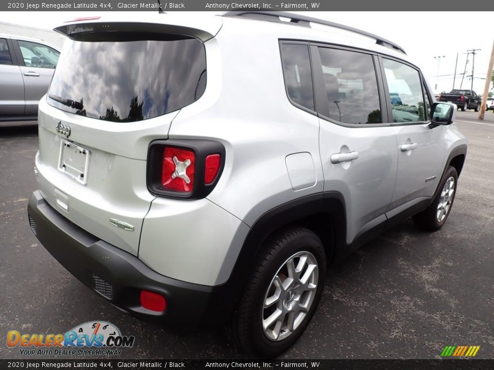 2020 Jeep Renegade Latitude 4x4 Glacier Metallic / Black Photo #2
